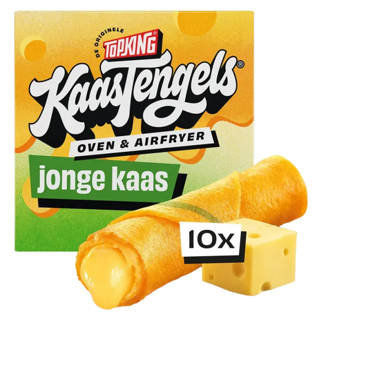 Topking Kaastengels jonge kaas oven & airfryer 150 g
