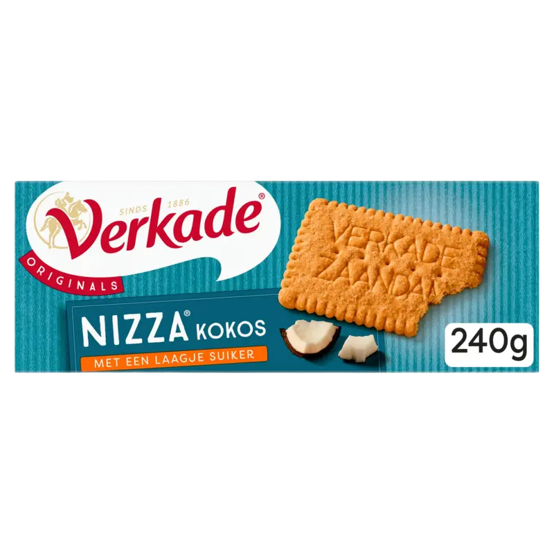 Verkade Nizza kokos 240 g