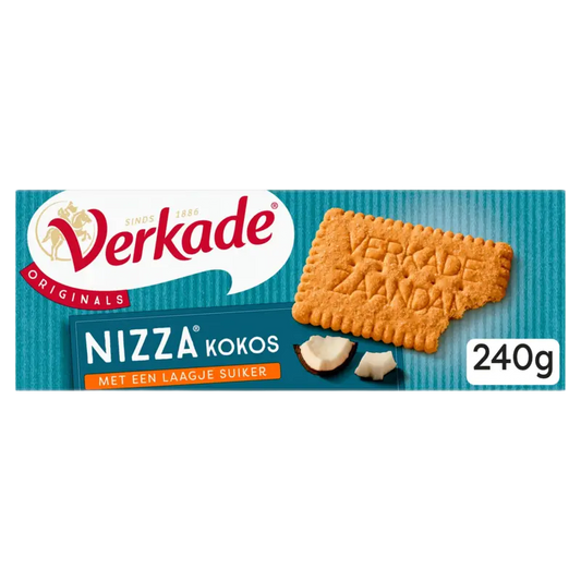 Verkade Nizza kokos 240 g